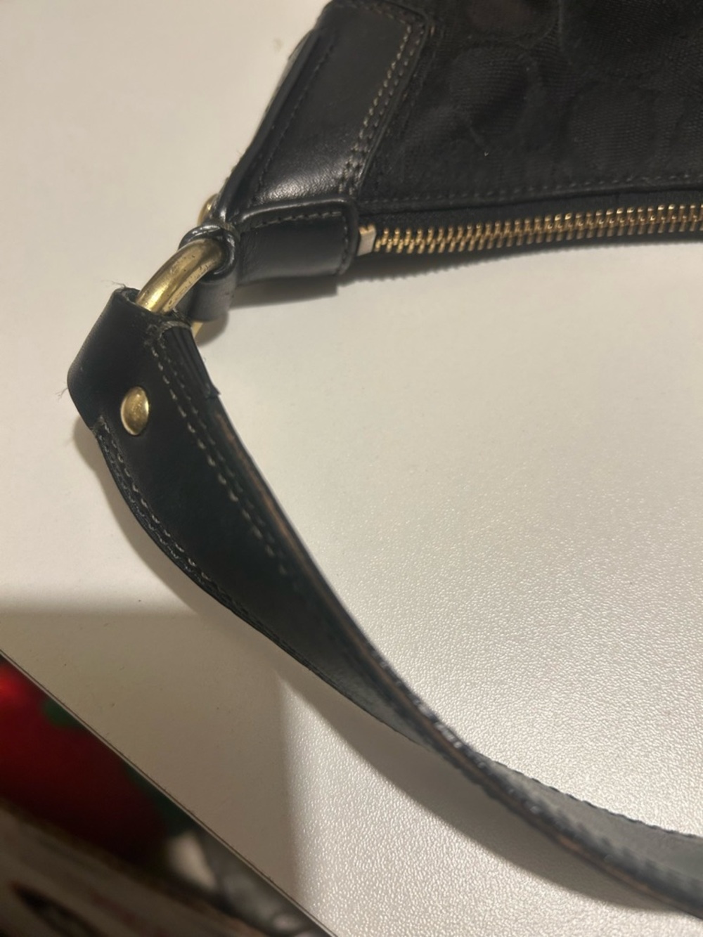 Coach Black Signature Hobo Bag - Picture 15 of 16